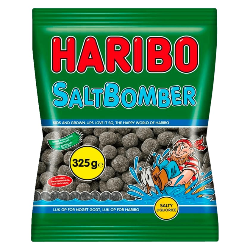 Haribo Saltbomber Lakritz 325g
